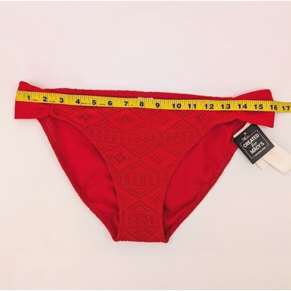 2 Women Bikini Bottom Large Red Green Sundazed Mermaid Ruffled Hula Honey Resort - Picture 10 of 13